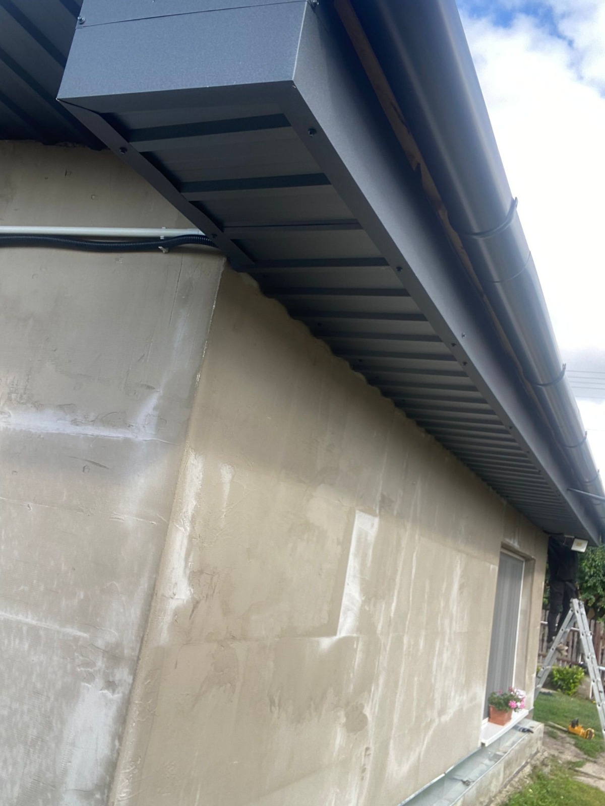 Detail einer fachgerecht ausgeführten Dacharbeit
